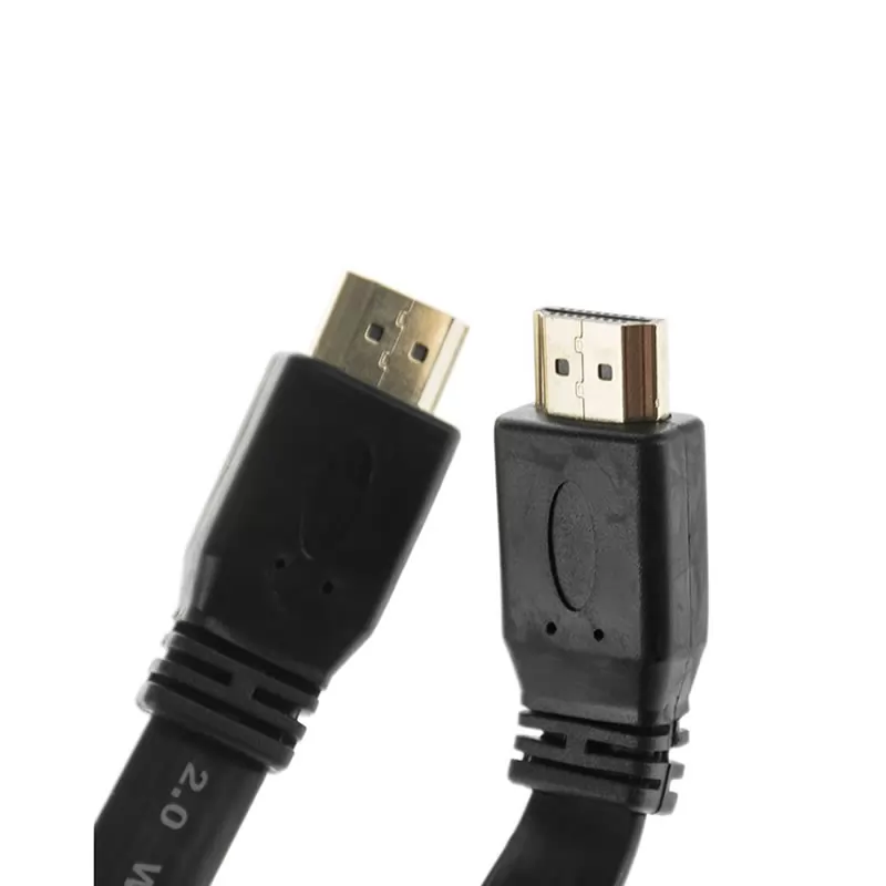 Кабель HDMI(m) - HDMI(m) Jet.A JA-HD10 плоский (v. 2.0 с поддержкой 3D, Ultra HD 4К/Ethernet) 1.5 м
