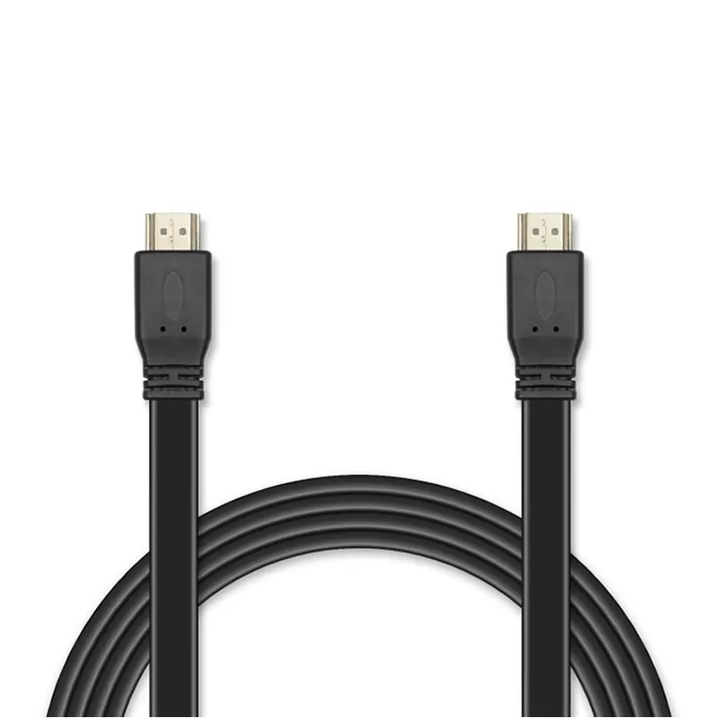 Кабель HDMI(m) - HDMI(m) Jet.A JA-HD10 плоский (v. 2.0 с поддержкой 3D, Ultra HD 4К/Ethernet) 1.5 м