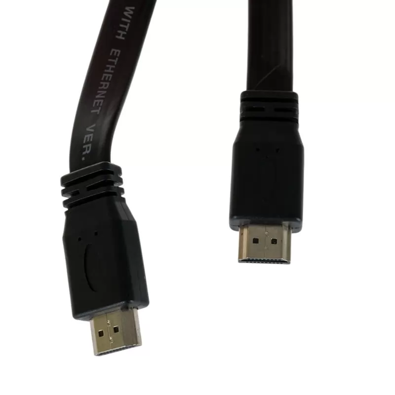 Кабель HDMI(m) - HDMI(m) Jet.A JA-HD10 плоский (v. 2.0 с поддержкой 3D, Ultra HD 4К/Ethernet) 3 м Кабель HDMI(m) - HDMI(m) Jet.A JA-HD10 плоский (v. 2.0 с поддержкой 3D, Ultra HD 4К/Ethernet) 3 м