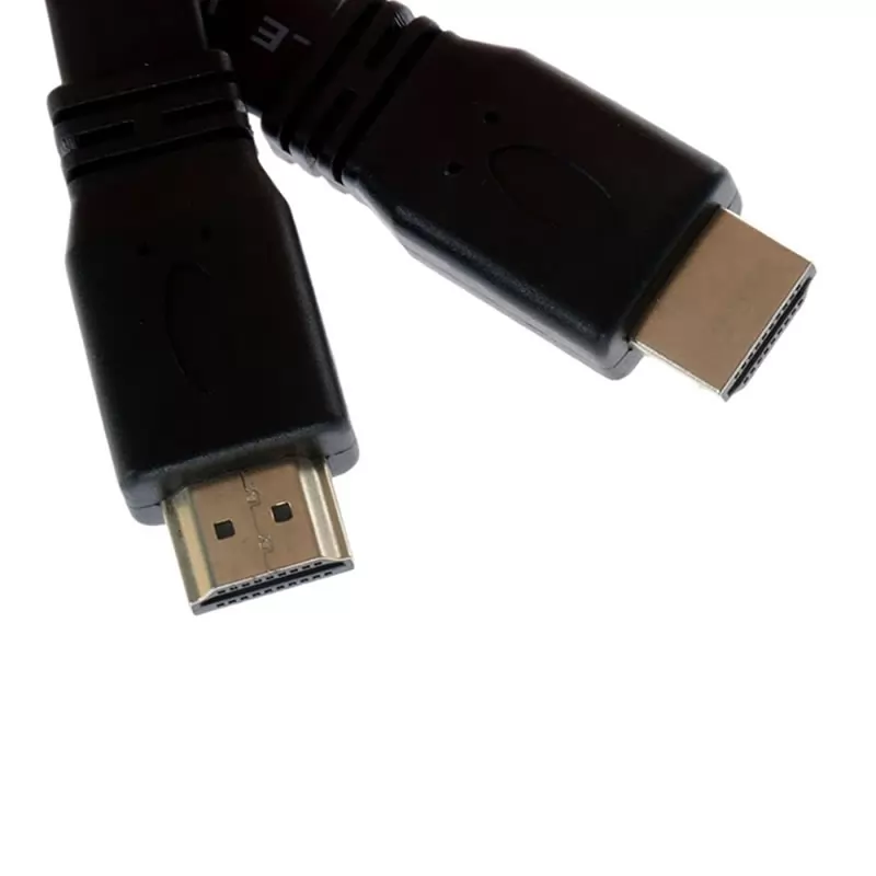 Кабель HDMI(m) - HDMI(m) Jet.A JA-HD10 плоский (v. 2.0 с поддержкой 3D, Ultra HD 4К/Ethernet) 5 м