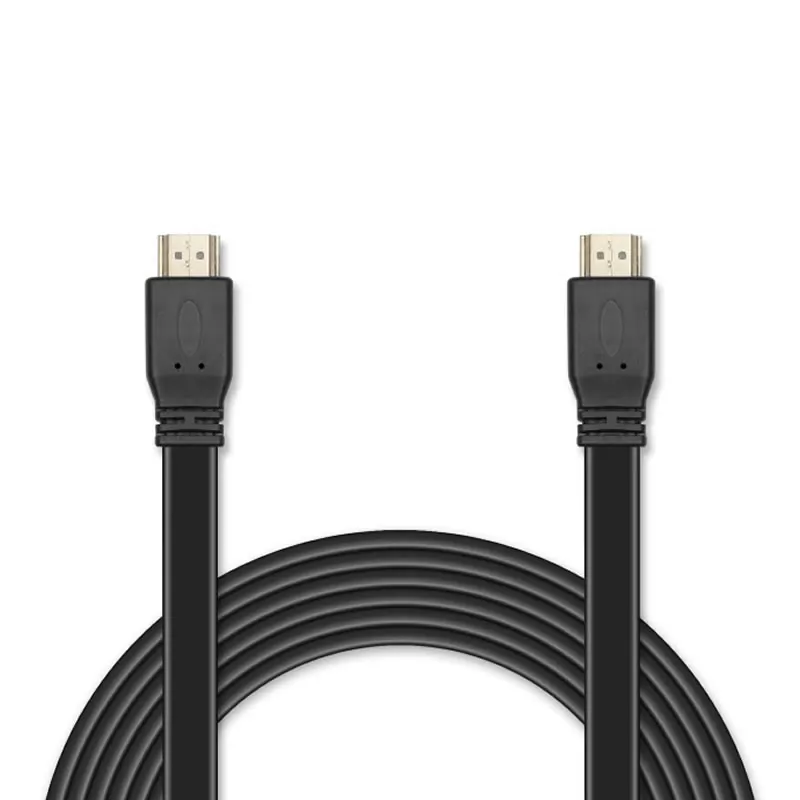 Кабель HDMI(m) - HDMI(m) Jet.A JA-HD10 плоский (v. 2.0 с поддержкой 3D, Ultra HD 4К/Ethernet) 5 м