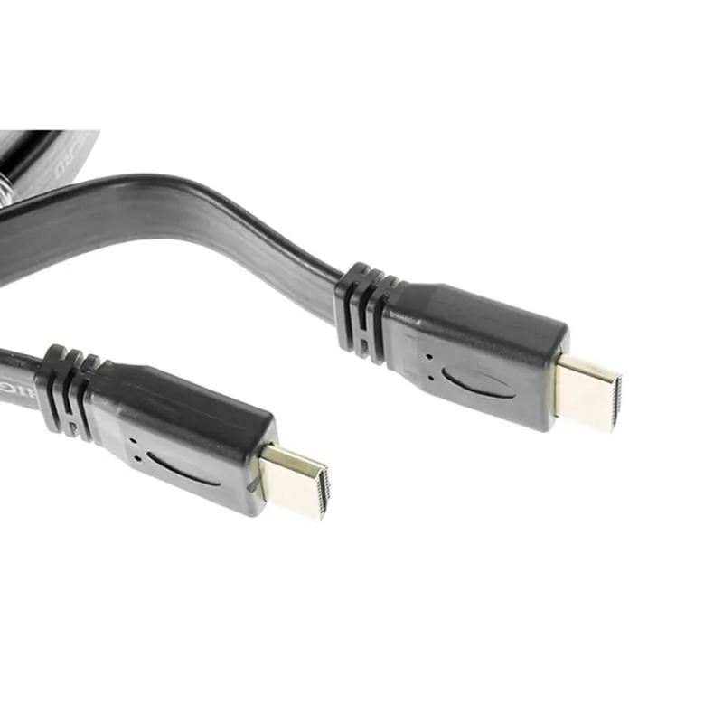 Кабель HDMI(m) - HDMI(m) Jet.A JA-HD10 плоский (v. 2.0 с поддержкой 3D, Ultra HD 4К/Ethernet) 10 м Кабель HDMI(m) - HDMI(m) Jet.A JA-HD10 плоский (v. 2.0 с поддержкой 3D, Ultra HD 4К/Ethernet) 10 м