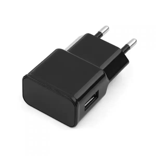 Зарядка сетевая Cablexpert MP3A-PC-10 (USB 1 порт, 1A) черный