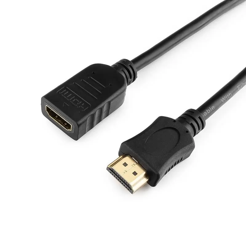 Удлинитель кабеля HDMI Cablexpert CC-HDMI4X-15 (v2.0, черный, экран) 4,5м. Удлинитель кабеля HDMI Cablexpert CC-HDMI4X-15 (v2.0, черный, экран) 4,5м.