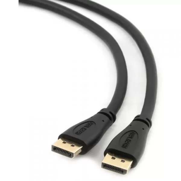 Кабель DisplayPort Cablexpert CC-DP2-6 (v1.2, 20M/20M, черный, экран) 1,8м.