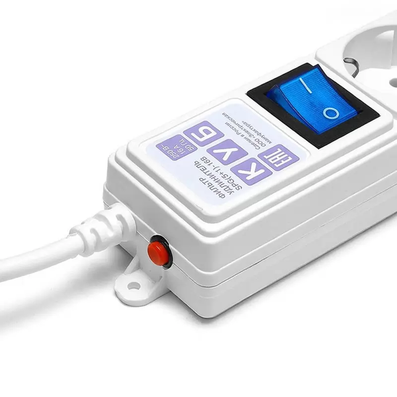 Сетевой фильтр Power Cube 5м. 6 розеток (16А/3,5кВт) белый