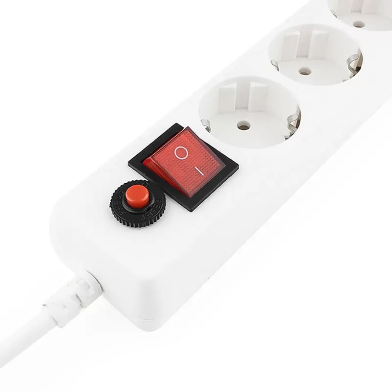 Сетевой фильтр Гарнизон ЕНW-15 (5 м 6 розеток) белый