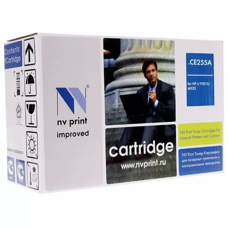 Картридж (CE255A) для HP P3015 (6000k) NV Print
