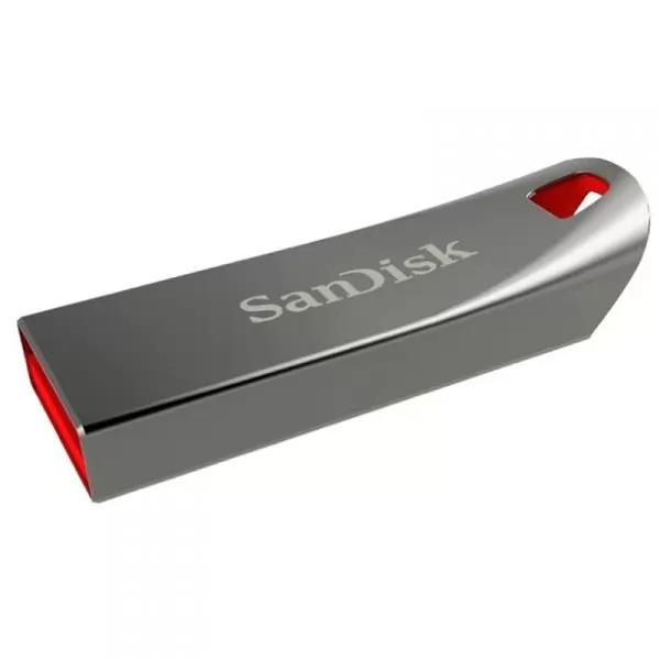 Накопитель Sandisk USB 2.0 16GB Cruzer Force серебристый