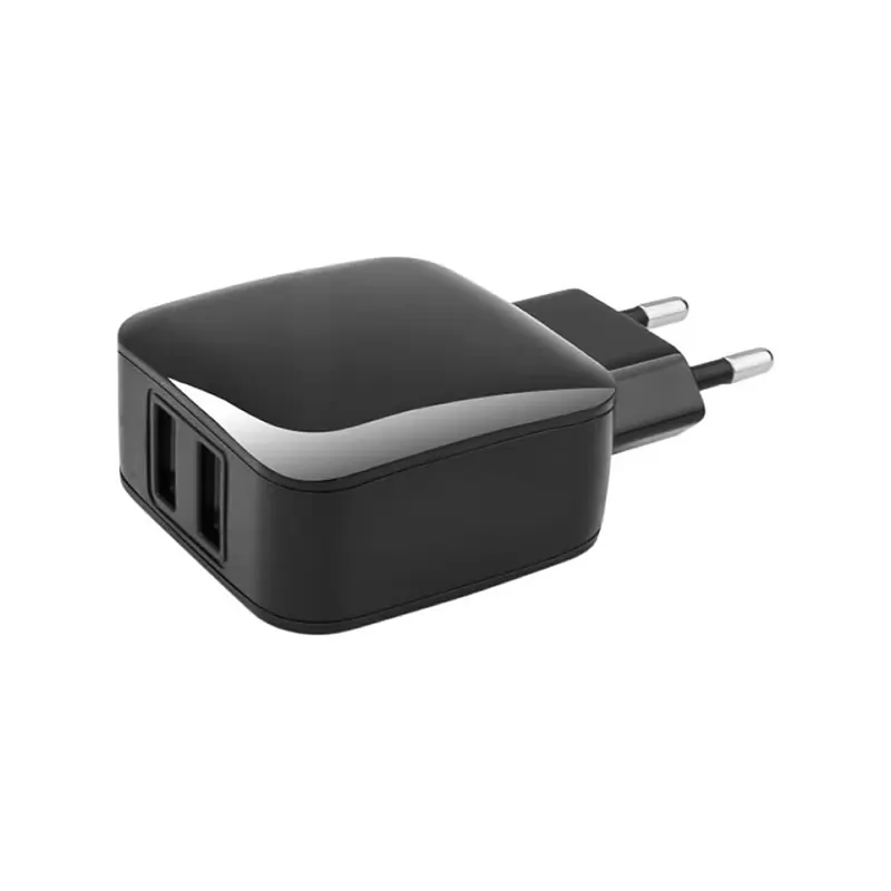 Зарядка сетевая Jet.A UC-C18 (2USB, 3.1А,каб USB TypeC), чёрное