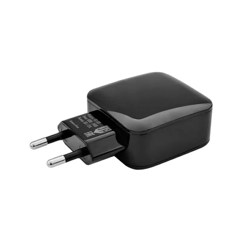 Зарядка сетевая Jet.A UC-C18 (2USB, 3.1А,каб USB TypeC), чёрное