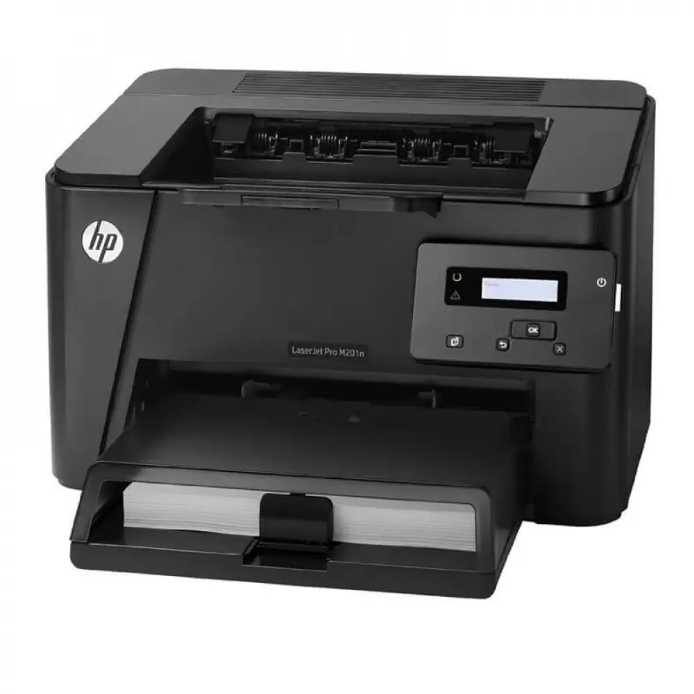 Принтер HP LaserJet M201n (ч/б, A4, 25 стр/мин, USB, сеть) Принтер HP LaserJet M201n (ч/б, A4, 25 стр/мин, USB, сеть)