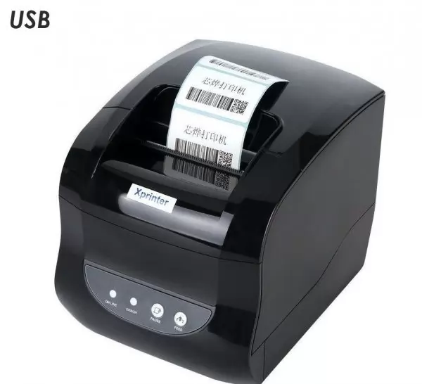 Термотрансферный принтер Xprinter XP-365B (20 - 80 мм., термопечать) black