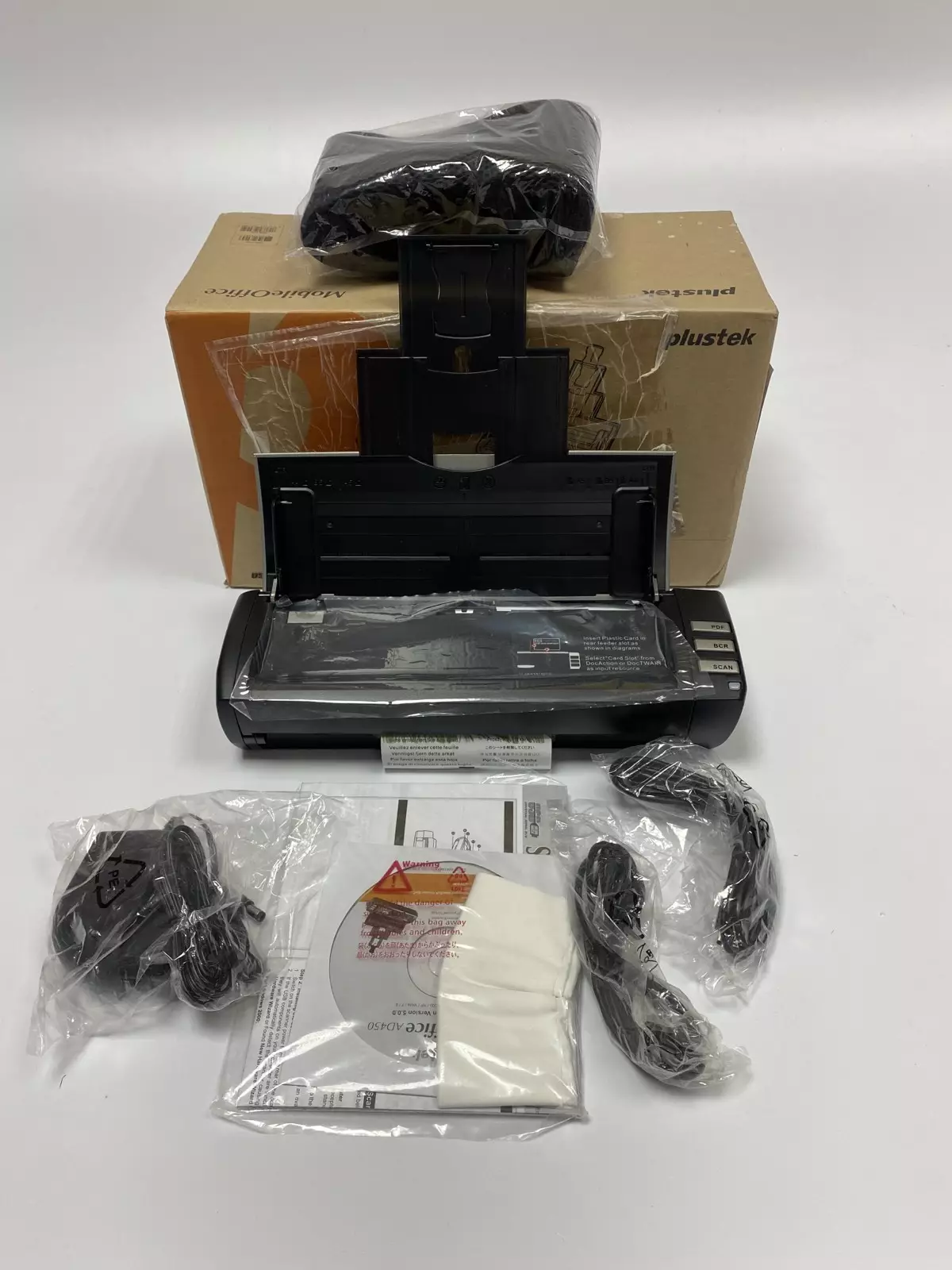 Сканер Plustek MobileOffice AD450 (А4, двусторон., 9 стр./мин.)