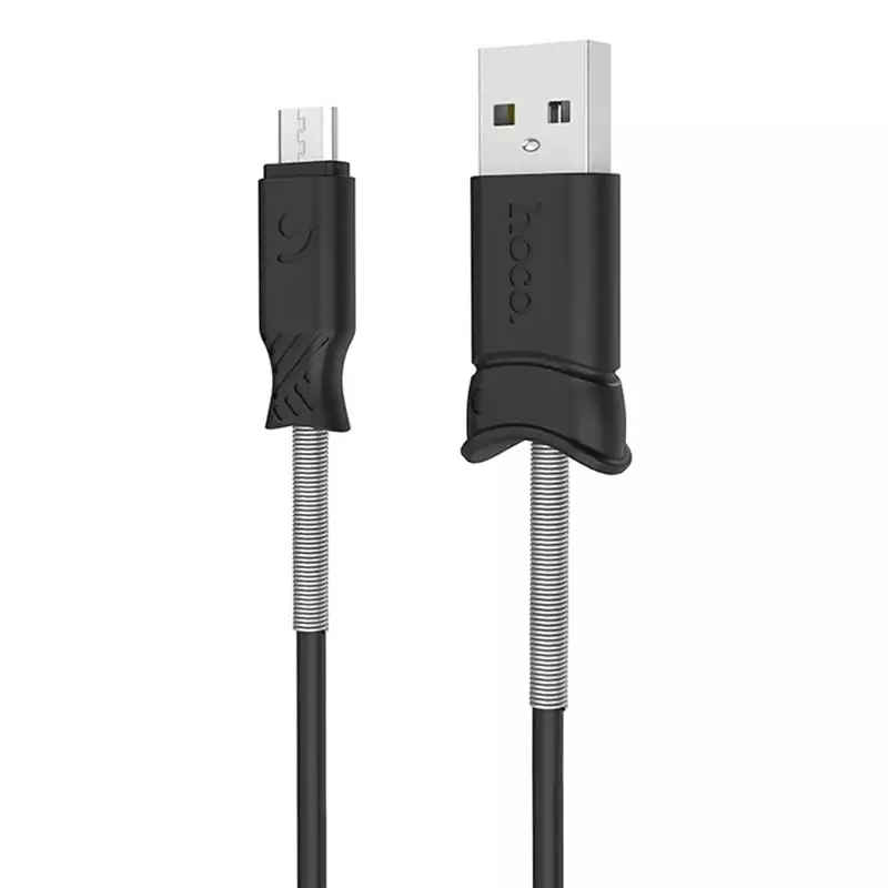 Кабель USB A(m)-->Lightning(m) Hoco X88 Gratified (черный) L=1m
