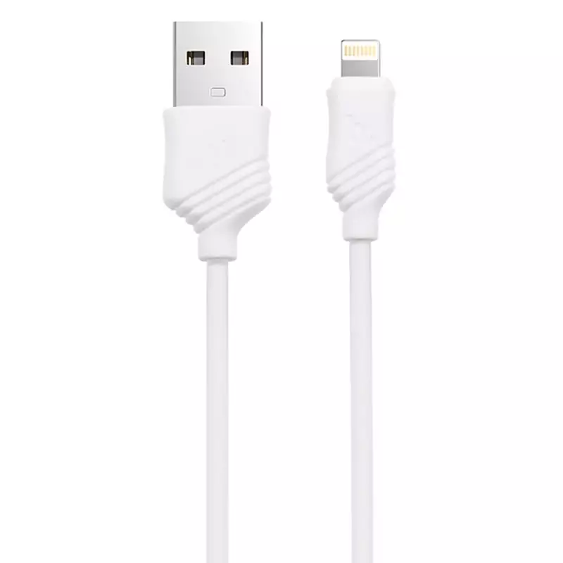 Кабель USB A(m)-->Lightning(m) Hoco X120 (белый) L=1m